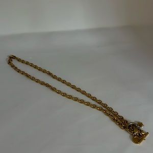 Vintage gold charm necklace Joan rivers